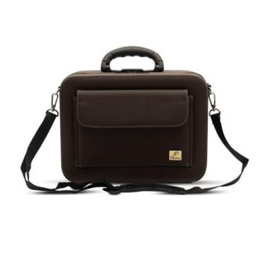 Imagem de Panton, Maleta Médica Profissional C136 Marrom | Forro Aveludado em Suede e Alça Tiracolo | Design Sofisticado e Espaço Interno Amplo | Para Médicos, Enfermeiros e Profissionais da Saúde