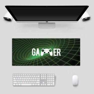 Imagem de Mouse Pad Grande Gamer Control p/ Jogos Psicodélico - Deluzz