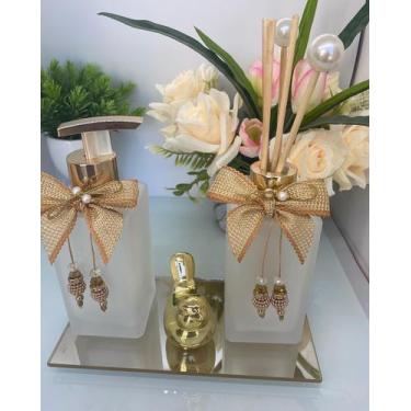 Imagem de Kit Lavabo Luxo Dourado - atelie da zelma