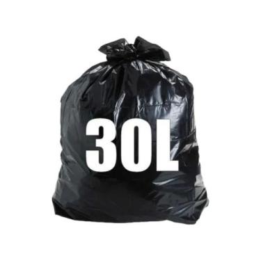Imagem de Kit 3 Pacotes de Saco para Lixo 30 Litros com 8 unidades - Chick Clean