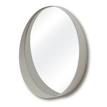 Imagem de Espelho Decorativo Stokolmo Off White 60 cm Redondo - e2g Design,  60 
