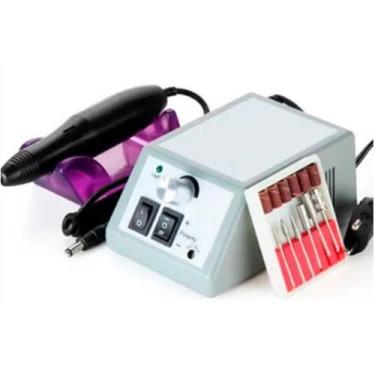 Imagem de Lixa Eletrica unha Lixadeira Mercedes Acabamento De Unha Gel - A.R Var
