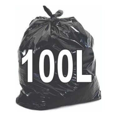 Imagem de Kit 6 Pacote Saco De Lixo 100 Litros C/100 Un Be - HIGIPACK