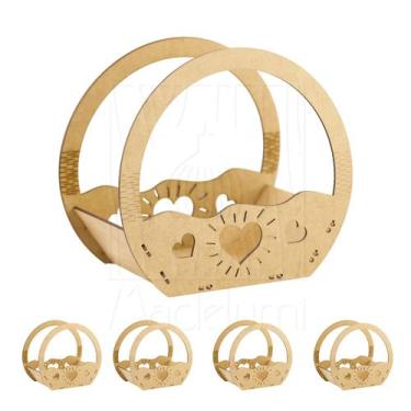 Imagem de 5 Cesta P Dia dos Namorados Presente Amor iFood Delivery - Madelumi