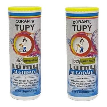 Imagem de 2 Un Tinta Corante Tupy Tingir Roupa, Tecido Cores Neon Lumy