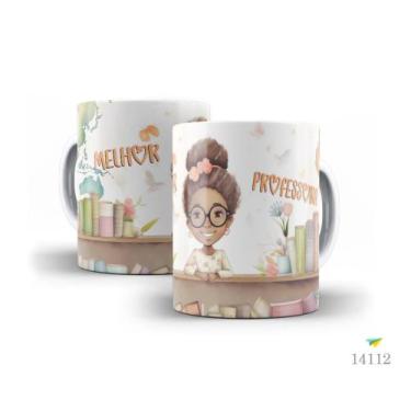 Imagem de Caneca dia dos professores floral 25 - LiveSub