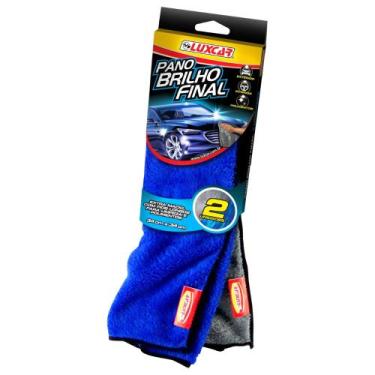 Imagem de Pano Microfibra Brilho Final 2 Unidades Luxcar, 2 Unidades