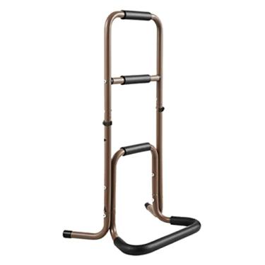 Imagem de Compacto Grades de segurança do toalete Sem assistência de perfuração Barra de apoio Alça Mover Handicap Suporta corrimão Adequado para deficientes físicos Idosos Uso doméstico Estrutura de suporte