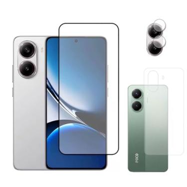 Imagem de Película 3d 9d para Poco X7 Pro + Película Traseira Hidrogel + Pelicula Proteção Camera