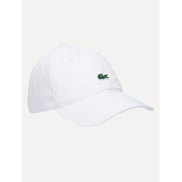 Imagem de Boné Lacoste Casual Contrast Strep Logo Branco, UN