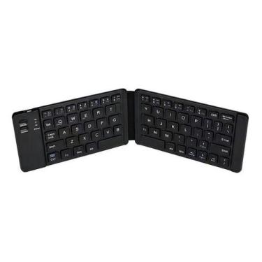 Imagem de Mini Teclado Keyboard Dobrável Portátil Sem Fio Bluetooth - KAPBOM