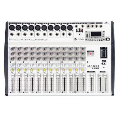 Imagem de Mesa De Som Analógica Com 12 Canais MX1203 USB - stanner