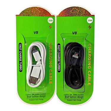 Imagem de Kit 20 Cabo Usb Turbo Celular V8 Todas As Marcas Atacado - Altomex
