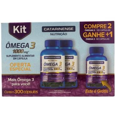 Imagem de Kit Omega 3 1000Mg C 300 Cap - Catarinense