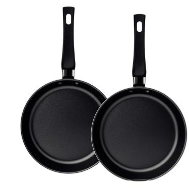 Imagem de Omeleteira Ravena Tramontina em Alumínio com Revestimento Antiaderente Azul - 20 cm