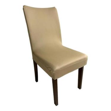 Imagem de Kit 6 Capas P/ Cadeiras Jantar Malha C/elástico Varias Cores - MC DECO