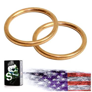 Imagem de Junta de flange de exaustão SLK-Alfândega 60569 31396 compatível com Honda Fury VT 1300, VTX 1300, VTX1800