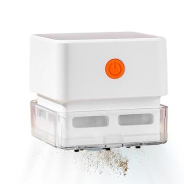 Imagem de Rrlihjgu Aspirador de Mesa | Aspirador Portátil Recarregável - Soprador de Ar para Mesa para Limpeza de Teclado, Poeira e Migalhas em Computador, Carro, Viagem para Estudantes, Professores e Piano