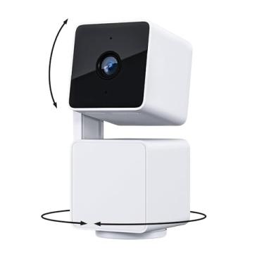 Imagem de WYZE Cam Pan V3 Interior/Exterior Classificação Ip65 1080P Pan/Inclinar/Câmera De Segurança Residencial Inteligente Wi-Fi Com Ampliação Com Cor Visão Noturna, Áudio Bidirecional,Branco