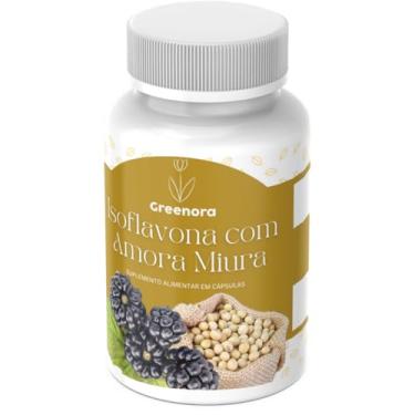 Imagem de Isoflavona com Amora Miura 60 Cápsulas Greenora (1 Unidade)