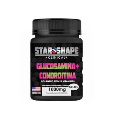Imagem de Star Shape Clinical Glucosamina + Condroitina, 1000mg, 60 Cápsulas, Suplemento com Colágeno Tipo 2 e Vitaminas