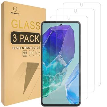 Imagem de Mr.Shield Protetor de tela compatível com Samsung Galaxy M55 / M55s / Galaxy F55 / Galaxy C55 [vidro temperado] [pacote com 3] [vidro japonês com dureza 9H]