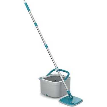 Imagem de Mop Giratório Água Limpa Esfregão Microfibra Balde MOP0648 Flash Limp