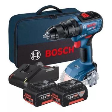Imagem de Furadeira Parafusadeira Bosch 2 baterias 4ah Gsb 18v-50 Bivolt Bolsa
