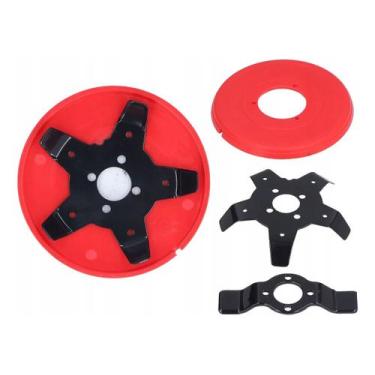 Imagem de Disco de Roçadeira Re07 Lâmina Aço 5 Snel Ferramentas, Vermelho, único