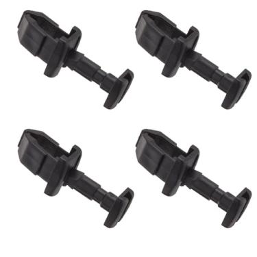 Imagem de Conjunto de 4 peças de geladeira RV Norcold 617772 Trava de substituição com clipes de ventilação - Fixador de painel de quarto de volta para ventilação de geladeira de trailer Acessórios duráveis e