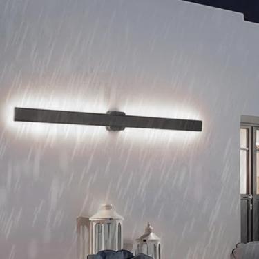 Imagem de Arandelas de parede LED para ambientes externos IP65 à prova d'água de alumínio lâmpada moderna para porta da frente lâmpadas de parede acrílicas iluminação interna/externa para jardim corredor