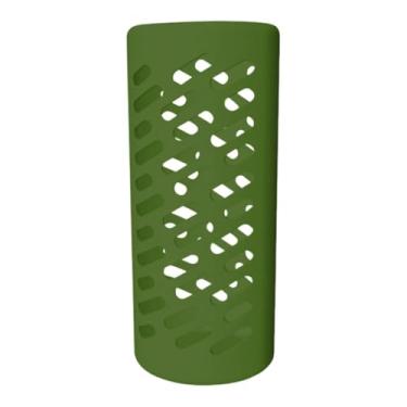 Imagem de predolo Capa de silicone para garrafa de água de vidro, suporte protetor, capa isolante para viagem, 8x17.5cm para 18oz