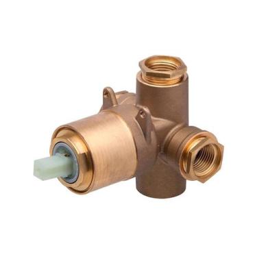 Imagem de Base Monocomando para Chuveiro ou Banheira Docol 545800 1/2" e 3/4" Br