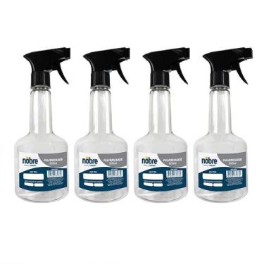 Imagem de Kit 4 pulverizador borrifador 500ml - nobre