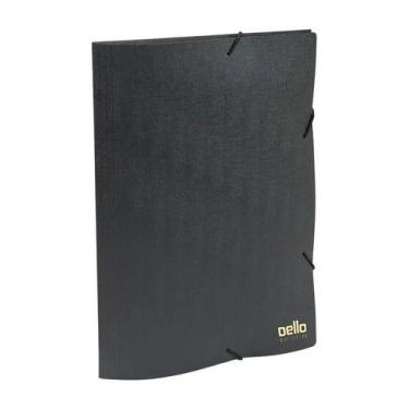 Imagem de Pasta com elástico A4 fina preto EXECUTIVE Dello