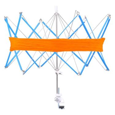Imagem de Fio rápido para crochê, guarda-chuva de fio dobrável, enrolador de corda de guarda-chuva rápido e eficiente, fácil de instalar, altura e diâmetro ajustáveis para se adequar ao espaço, ajudante ideal