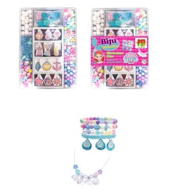 Imagem de Biju Miçangas Fazer Pulseirinhas Collection Kit Sereia