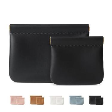 Imagem de Bolsa de maquiagem MEIBOOCH Organosilicon Super Fiber Leather, pacote 