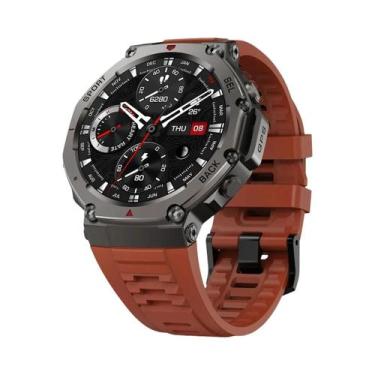 Imagem de Relógio Inteligente Masculino 1.43 AMOLED 5ATM À Prova D'Água GPS Bate