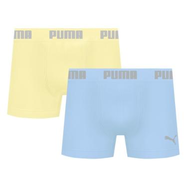Imagem de Kit 2 Cuecas Puma Boxer Sem Costura Masculina