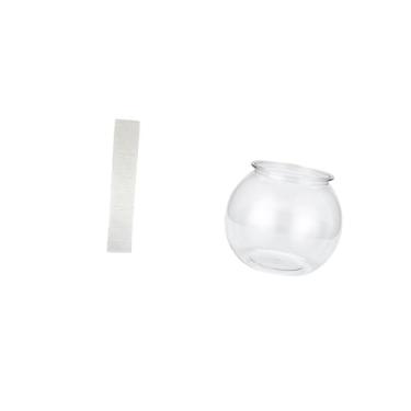 Imagem de Fenteer Abajur de Pé para Sala de Estar E Aquário Pequeno Transparente, Enfeite Doméstico Transparente, Vaso para Aquário, Decoração de Mesa para Quarto E Cas