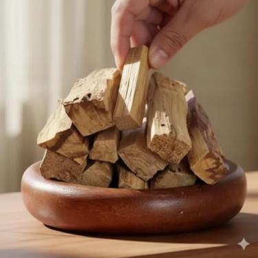 Imagem de Palo Santo 100 Gramas Incenso Natural Limpeza Energética Espiritual Concentração Foco