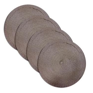 Imagem de JOGO AMERICANO PVC MANAUS 38 CM REDONDO 4PCS - MARROM