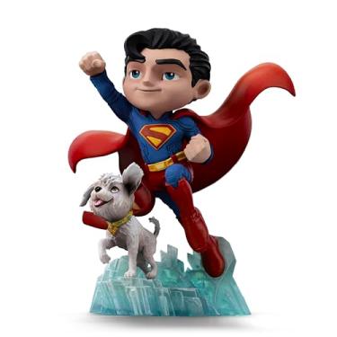 Imagem de Estátua Superman and Krypto - Superman Legacy Movie - MiniCo- Iron Studios