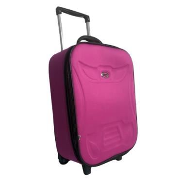 Imagem de Mala de bordo Viagem 10Kg padrão ANAC Com Expansor Forrada E Resistente (Pink)