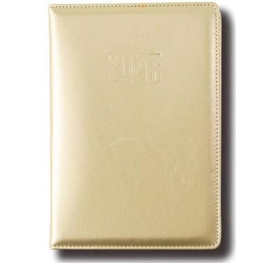 Imagem de Agenda 2026 Capa Em Pu Diária Executiva Couro Planner 192/168 FLS Anot