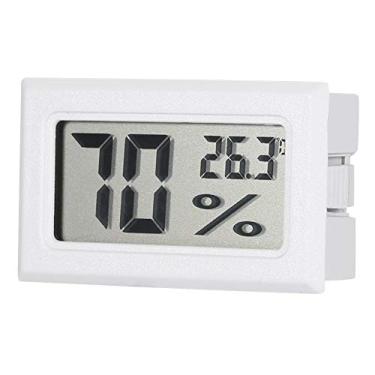 Imagem de Higrômetro Digital LCD, Mini Monitor de Umidade do Termômetro Indoor, Medidor de Temperatura e Umidade Precisa para Casa, Escritório, Estufa Com Design Compacto, Ideal para Uso