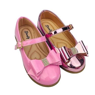 Imagem de Kit Com 2 Pares Sapatilha Infantil Menina feminina do 20 ao 34 Direto Da Fabrica Super Confortavél SPT510 (Rosa Bale e Rosê Espelhado, br_footwear_size_system, big_kid, numeric, numeric_34)