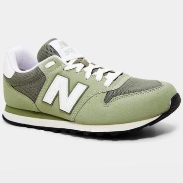 Imagem de Tênis New Balance 500 V'2 Masculino - Verde Claro e Verde, 41