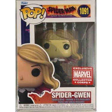 Imagem de POP Spider-Man Across The Spider-Verse Marvel Collector Corps Exclusive Spider-Gwen #1091 w/ Free Acrylic CASE
